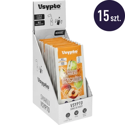 Vsypto Omena-Persikka – monipakkaus 15 x 9 g - 2