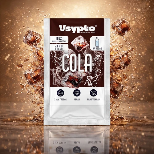 VSYPTO s okusom cole – prašak s okusom za vodu, 3 g