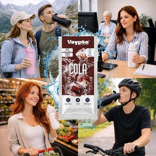 VSYPTO s okusom cole – prašak s okusom za vodu, 9 g - 7