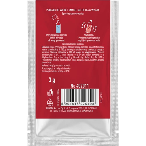 VSYPTO s okusom Green Tea Višnja, 3 g - 3