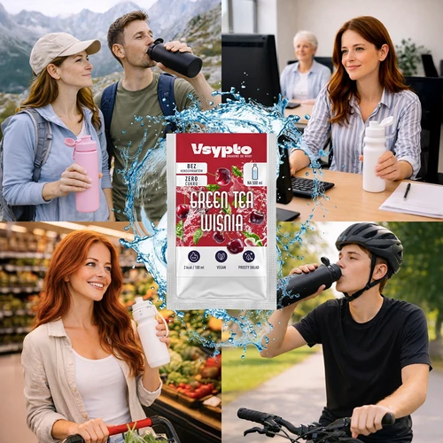 VSYPTO s okusom Green Tea Višnja, 3 g - 7