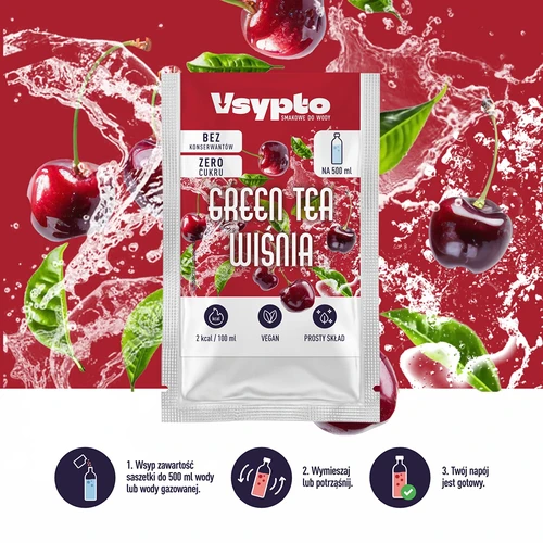 VSYPTO s okusom Green Tea Višnja, 3 g - 5