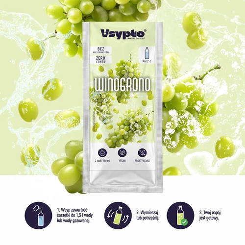 VSYPTO s okusom grožđa, 9 g - 5