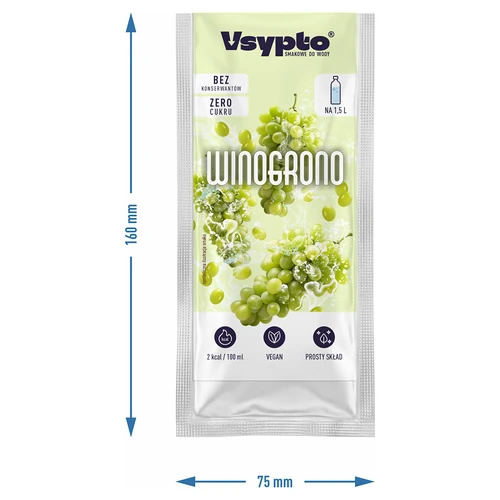 VSYPTO s okusom grožđa, 9 g - 4