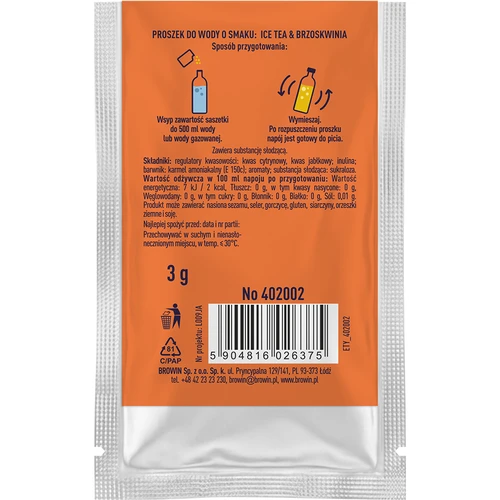VSYPTO s okusom Ice Tea Breskva, 3 g - 3