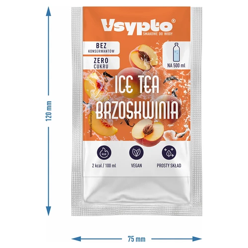 VSYPTO s okusom Ice Tea Breskva, 3 g - 4