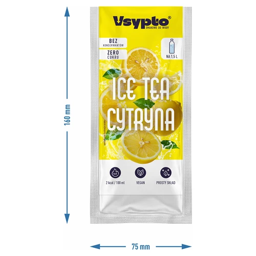 VSYPTO s okusom Ice Tea Limun, 9 g - 4