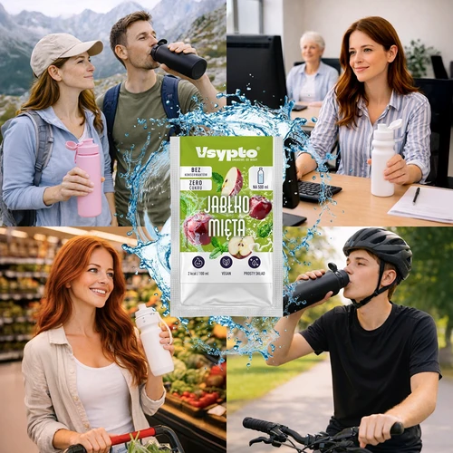 VSYPTO s okusom jabuke i mente, 3 g - 7
