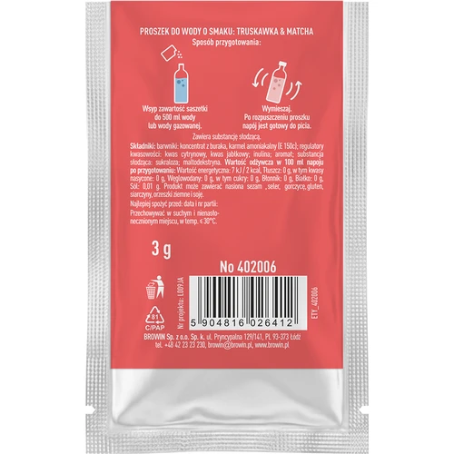 VSYPTO s okusom Jagoda & Matcha, 3 g - 3