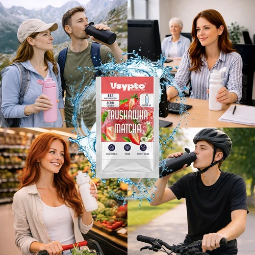 VSYPTO s okusom Jagoda & Matcha, 3 g - 7