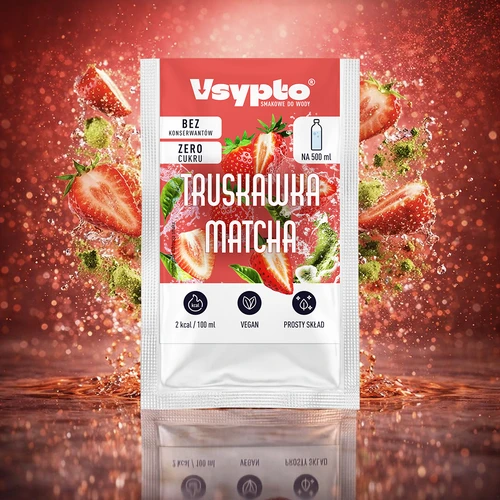 VSYPTO s okusom Jagoda & Matcha, 3 g