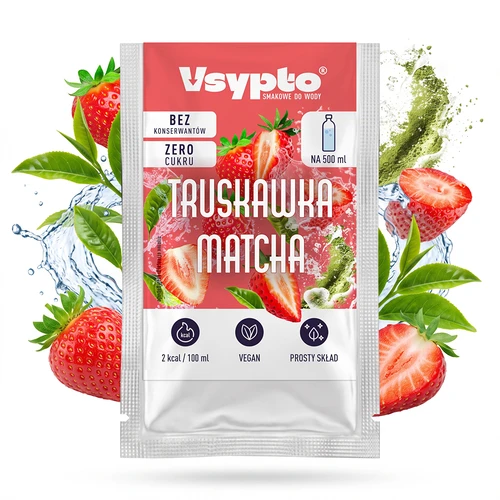 VSYPTO s okusom Jagoda & Matcha, 3 g