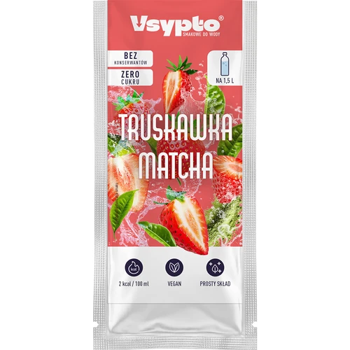 VSYPTO s okusom Jagoda Matcha, 9 g - 2