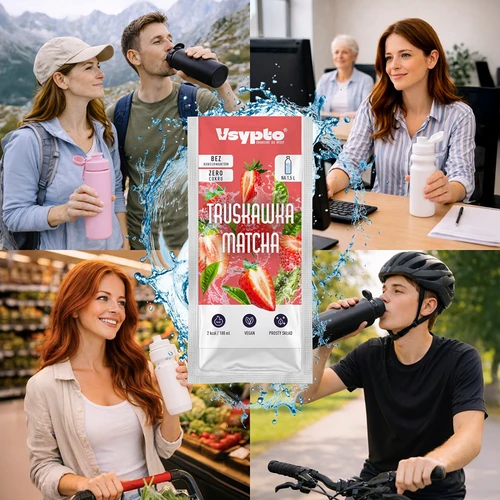 VSYPTO s okusom Jagoda Matcha, 9 g - 7