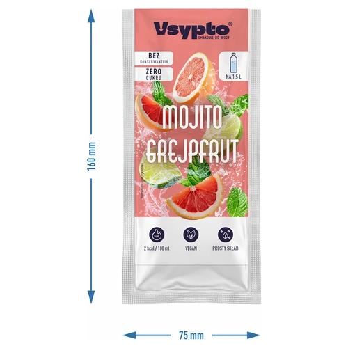 Vsypto s okusom Mojito grejp, 9 g - 4