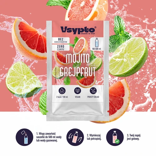 VSYPTO s okusom Mojito Grejpfrut, 3 g - 5