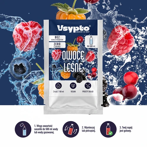 VSYPTO s okusom šumskog voća, 3 g - 5