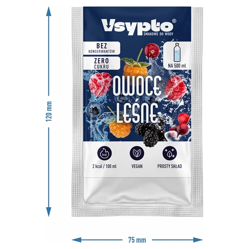 VSYPTO s okusom šumskog voća, 3 g - 4