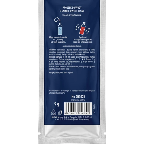 VSYPTO s okusom šumskog voća, 9 g - 3