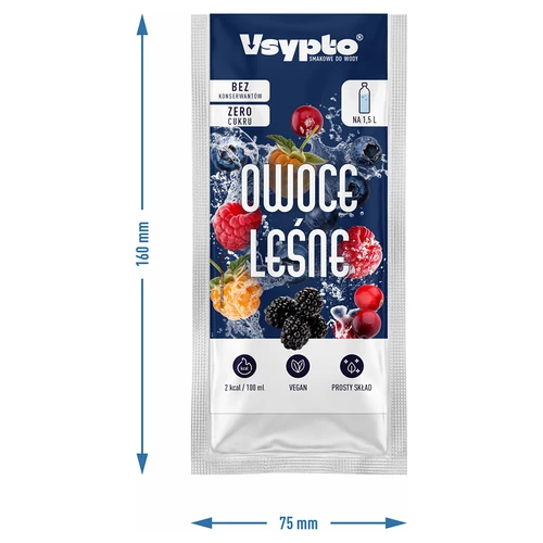 VSYPTO s okusom šumskog voća, 9 g - 4