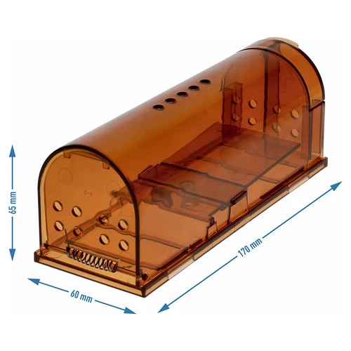 Zamka za miševe – živozamka, prozirna, 2 kom. - 8