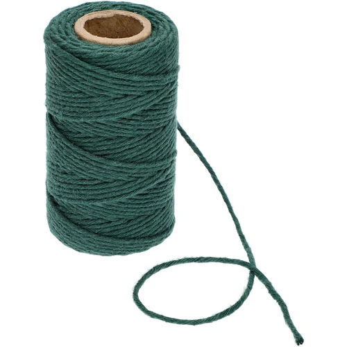 Zelena pamučna špaga 2 mm/55 m/100 g - 3