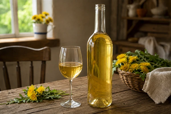 Domaće vino od maslačka