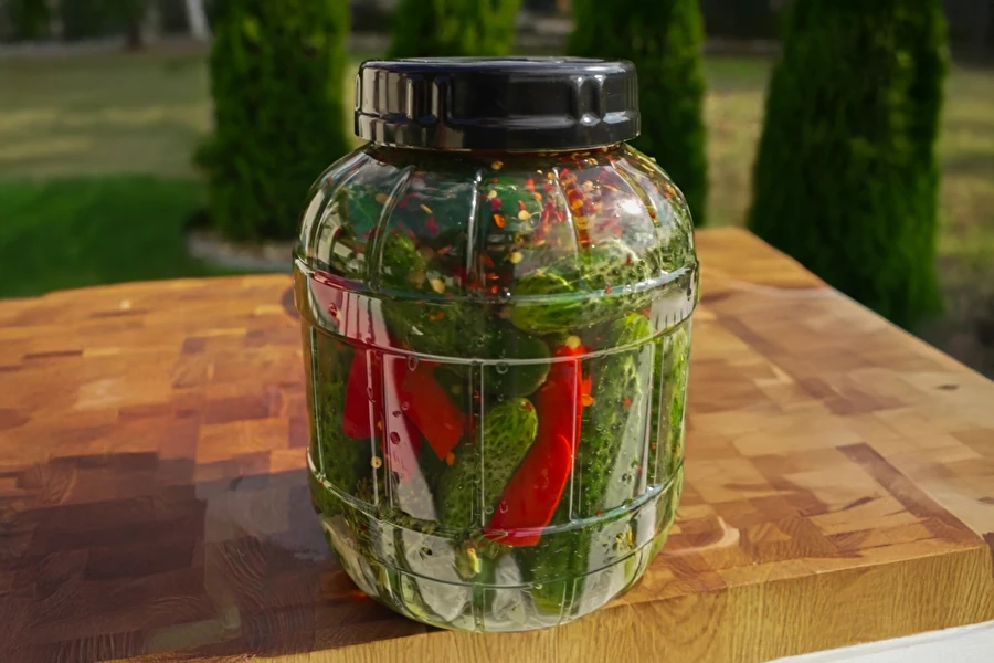 Browin Przepiśnik - Kiseli krastavci s čilijem