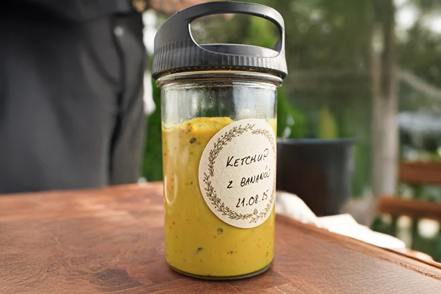 Browin Przepiśnik - Slatko-pikantni kečap od banane – idealan uz burgere i još mnogo toga